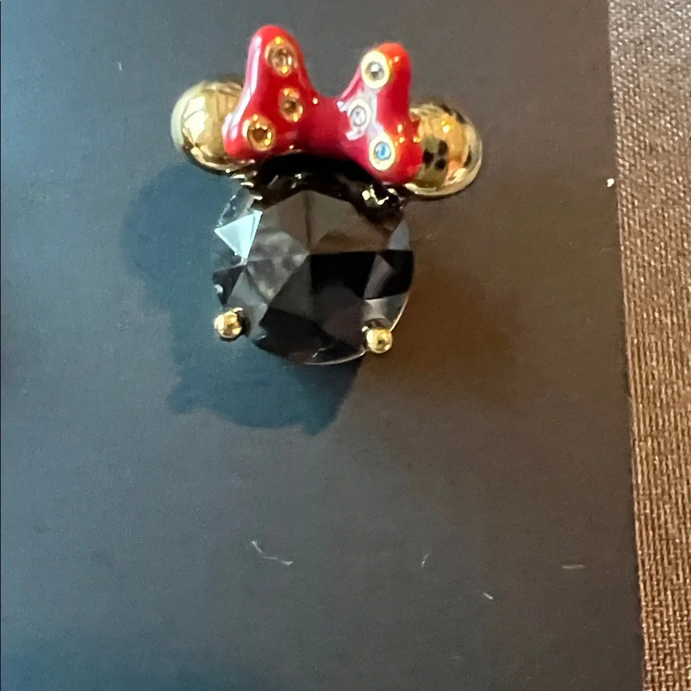 Kate Spade x Disney Black and Red Minnie Mouse Earrings - Picture 3 of 6